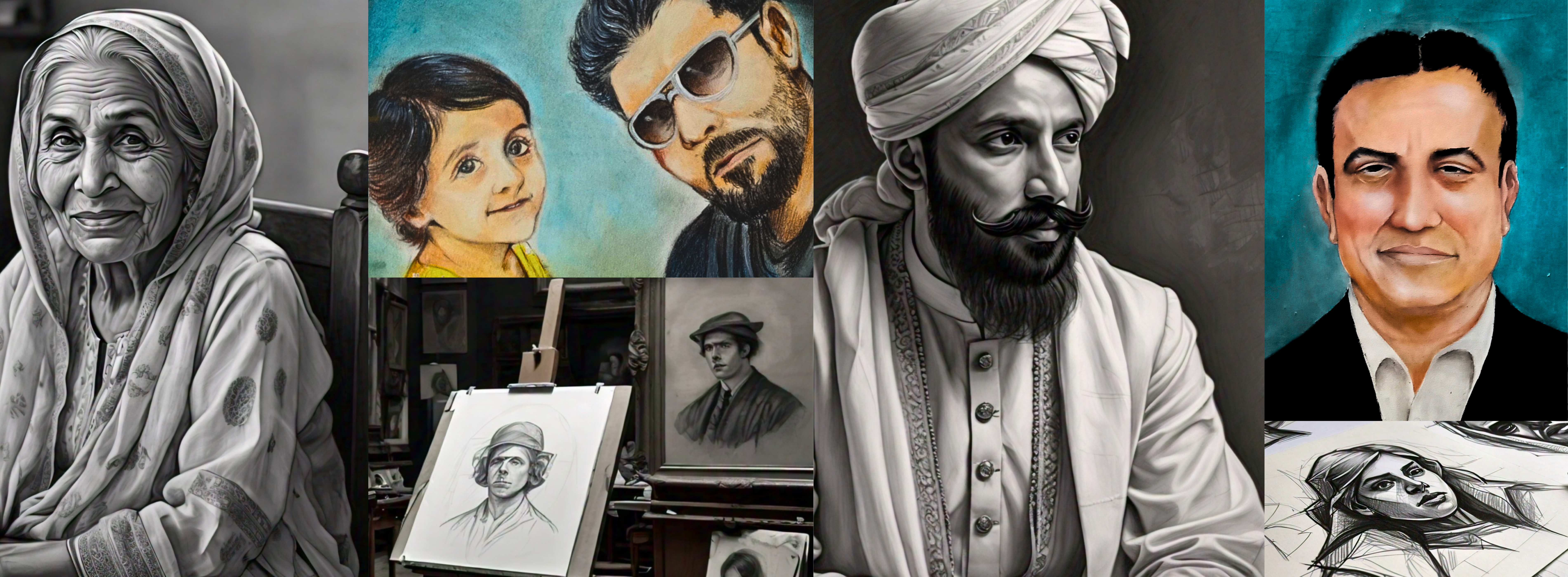 SKETCHES & PROTRAITS